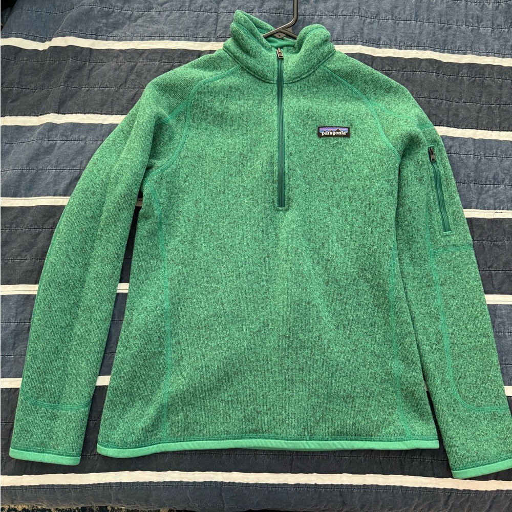 Patagonia Green 1/2 Zip Better Sweater